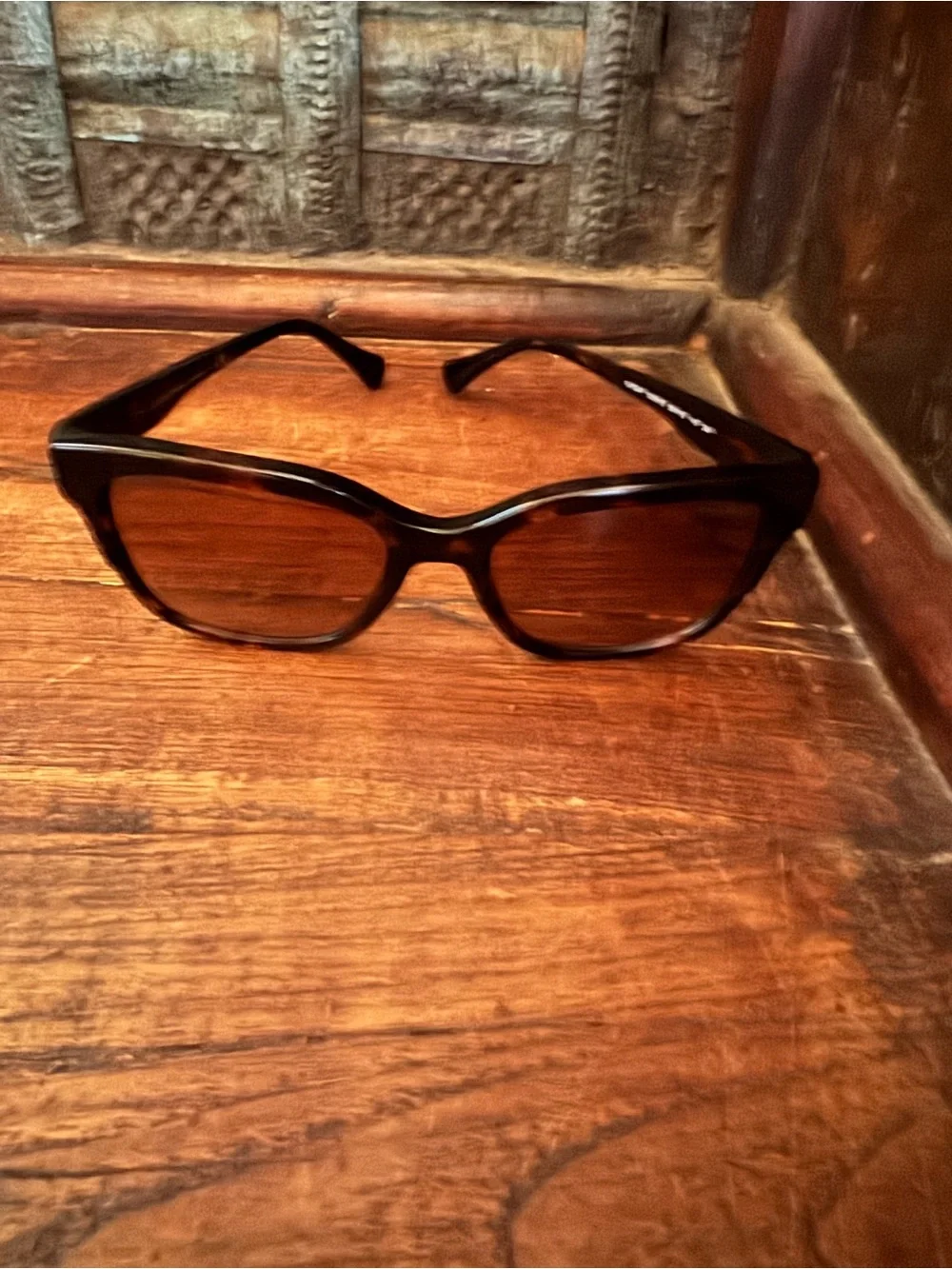 Ralph Lauren Women’s Cat eye Tortoise-shell Square Sunglasses Preppy Classic